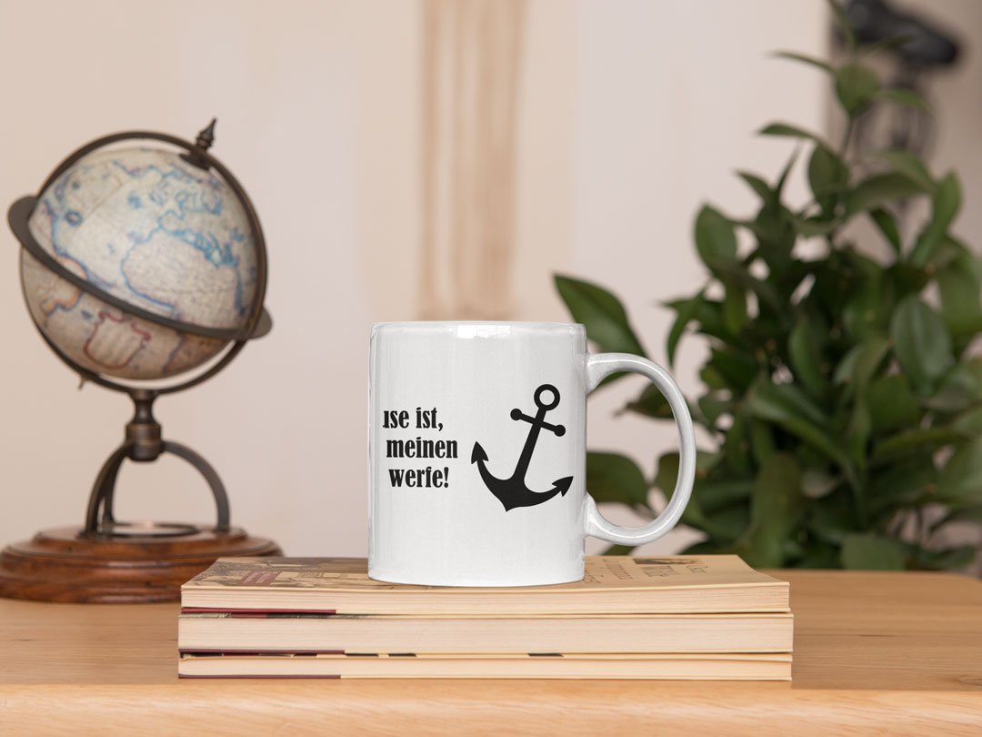 Zuhause Ist Wo Ich Meinen Anker Werfe Tasse - aqua-wave.de