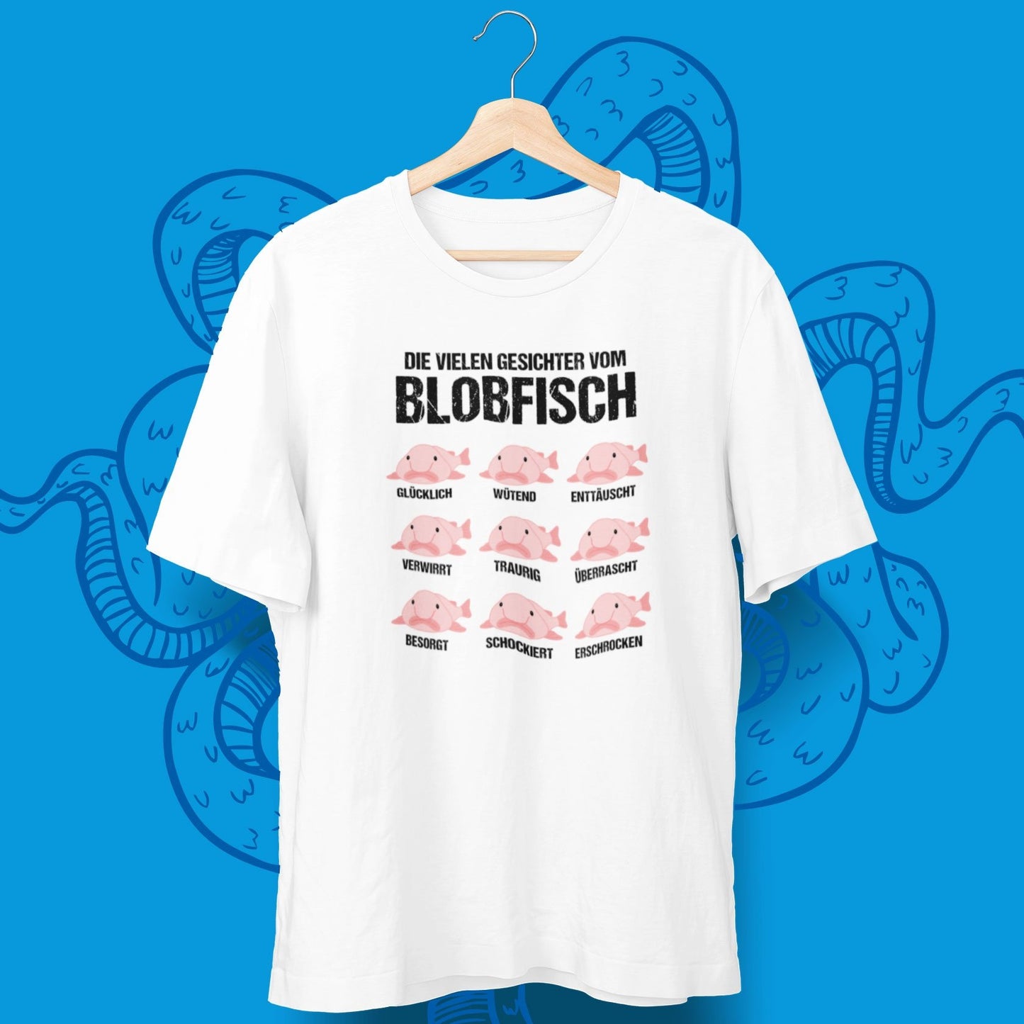 Die vielen Gesichter vom Blobfisch T-Shirt - aqua-wave.de