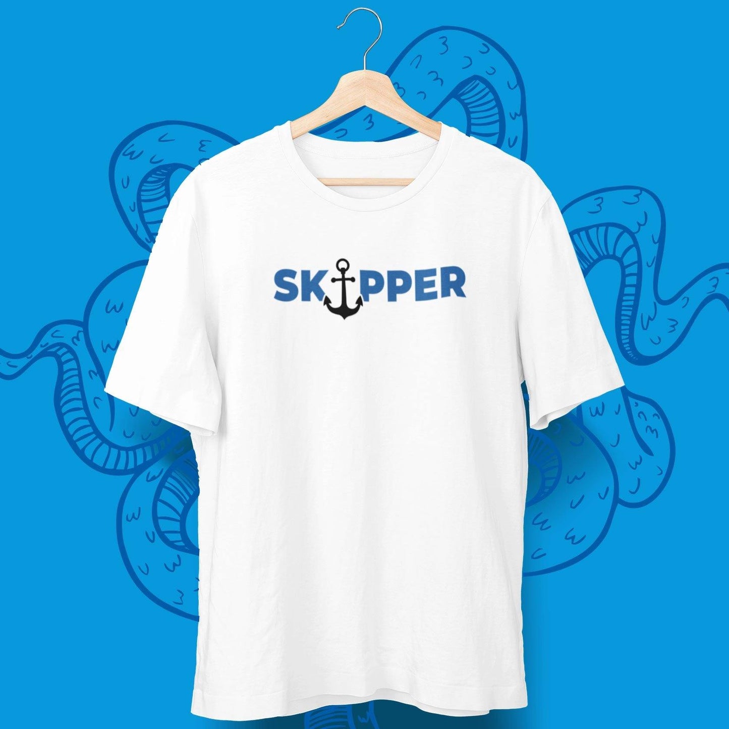 T-Shirt "Skipper" mit Anker - aqua-wave.de