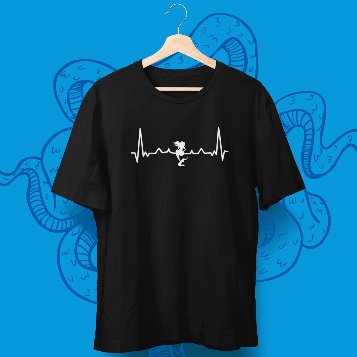 Meerjungfrau Herzschlag T-Shirt - aqua-wave.de