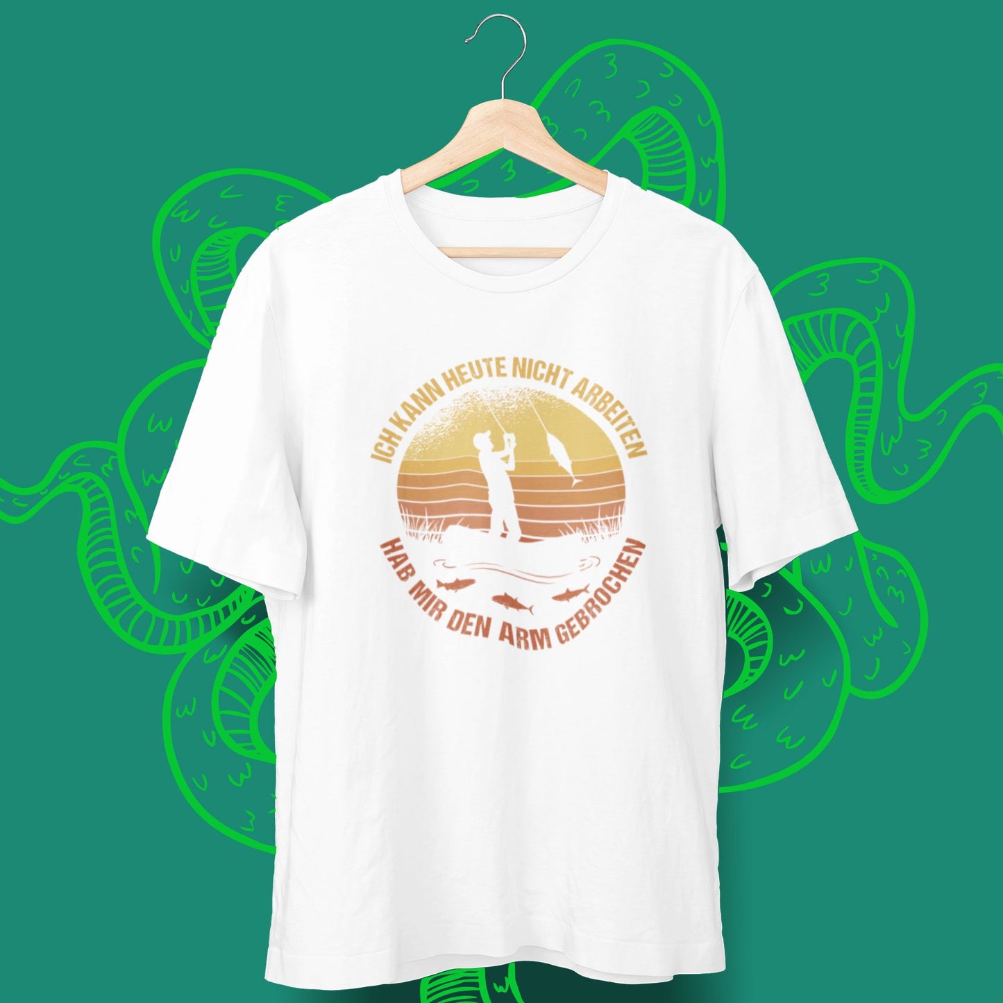 Ich kann heute nicht Arbeiten T-Shirt - aqua-wave.de