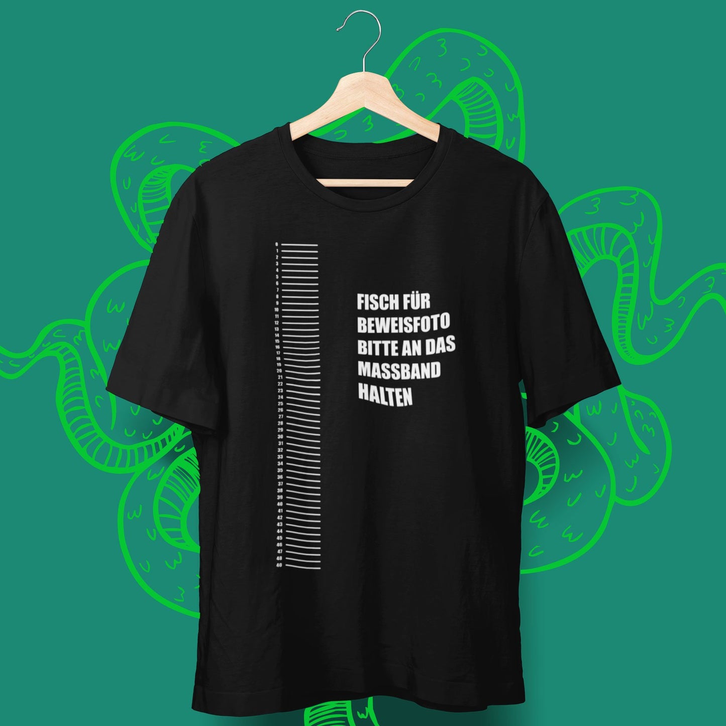 Fisch Maßband T-Shirt - aqua-wave.de