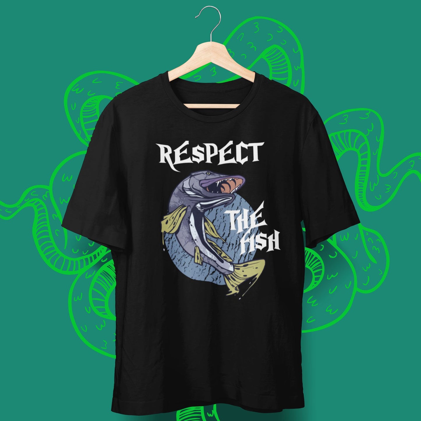 Respect the fish T-Shirt - aqua-wave.de