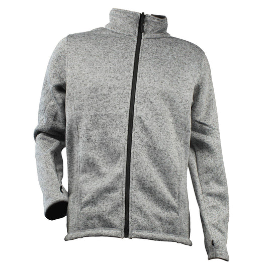 Strickfleece Jacke "Ich muss meinem Teich" Fisch Gelb - aqua-wave.de