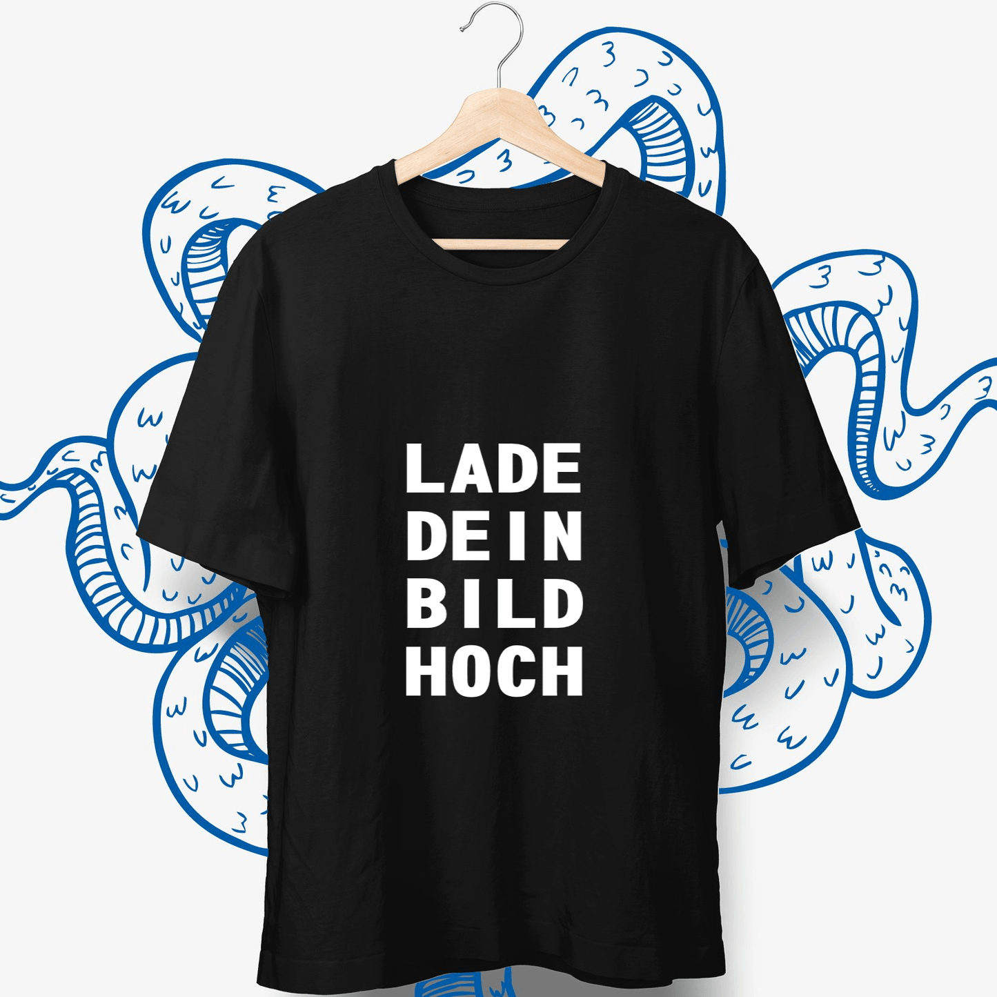 Personalisierbares Foto T-Shirt Hochformat - aqua-wave.de