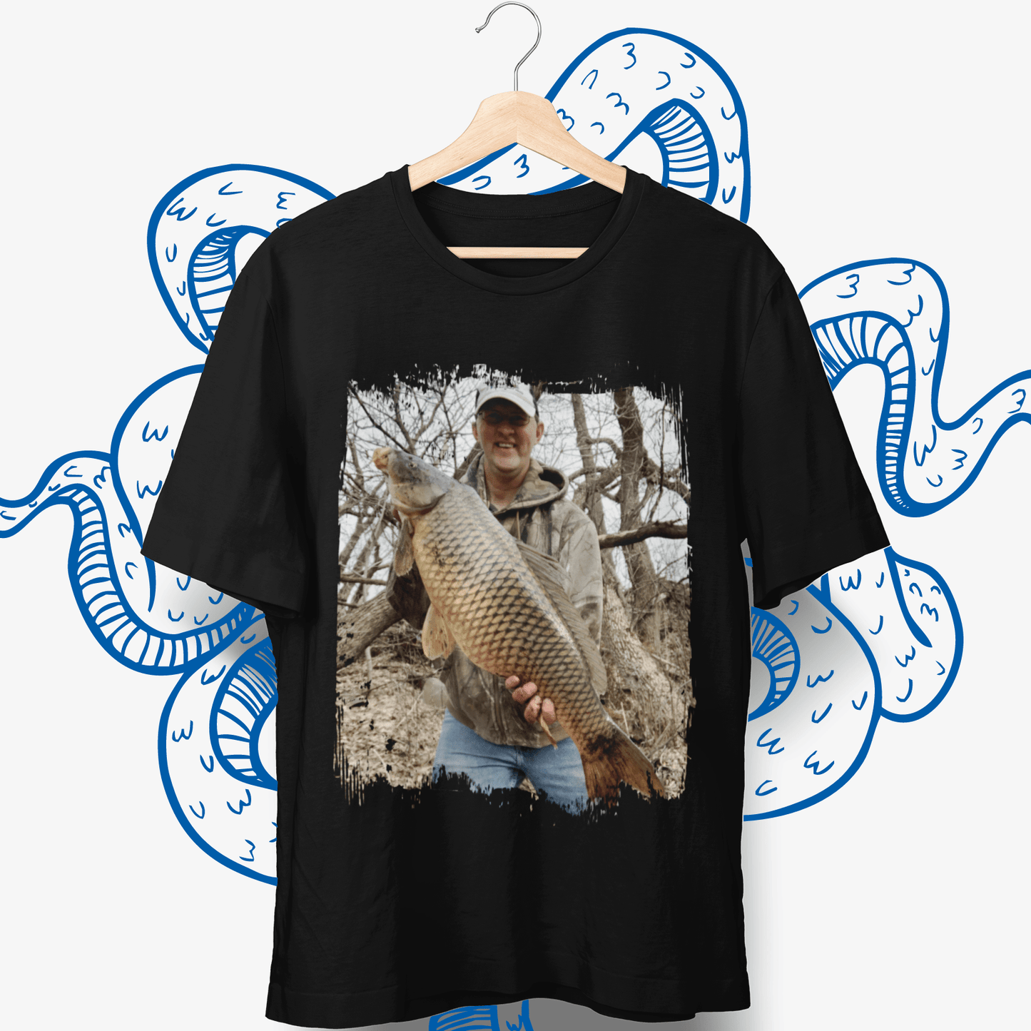 Personalisierbares Foto T-Shirt Hochformat - aqua-wave.de