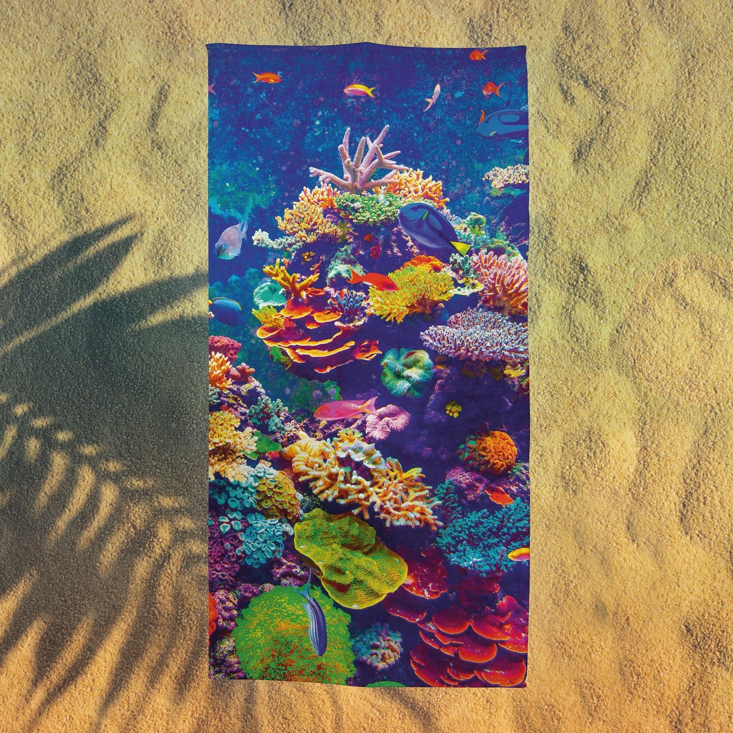 Handtuch Korallenriff mit Fischen - aqua-wave.de
