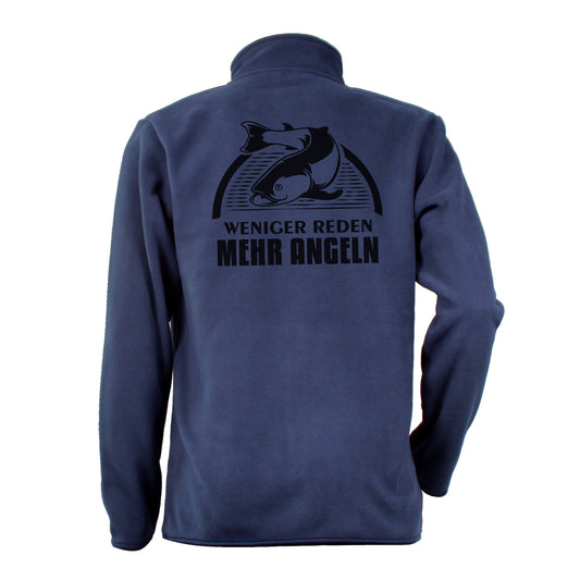 Weniger reden mehr angeln Fleece Jacke - aqua-wave.de