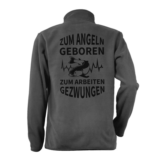 Zum angeln geboren Fleece Jacke - aqua-wave.de