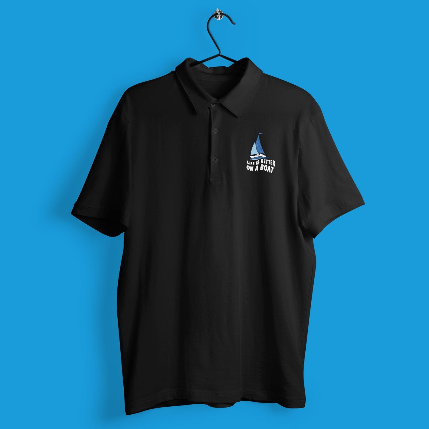 Life Is Better On A Boat Poloshirt - aqua-wave.de