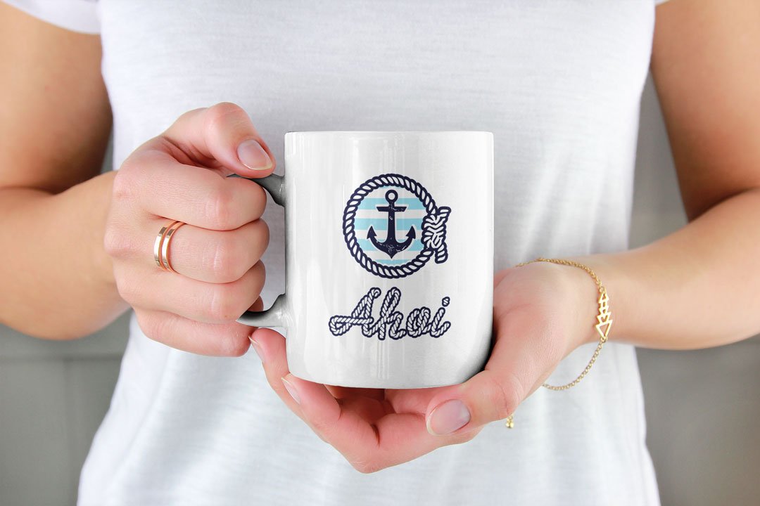 Ahoi Seemannsknoten Tasse - aqua-wave.de