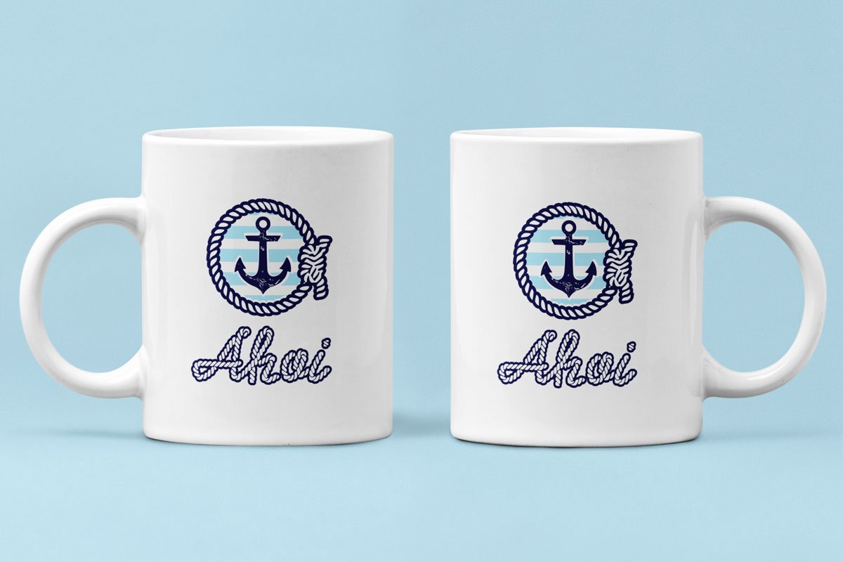 Ahoi Seemannsknoten Tasse - aqua-wave.de