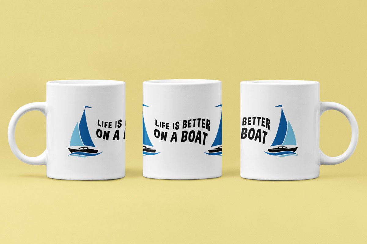 Life Is Better On A Boat Tasse - aqua-wave.de