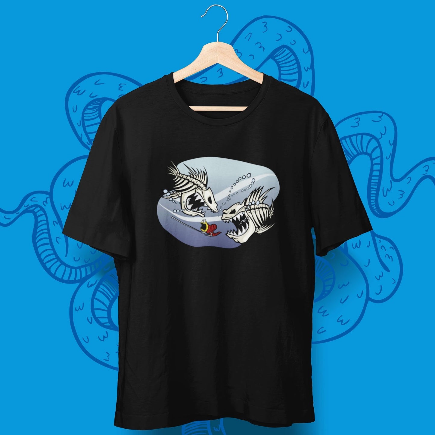 Wurm am Haken T-Shirt - aqua-wave.de