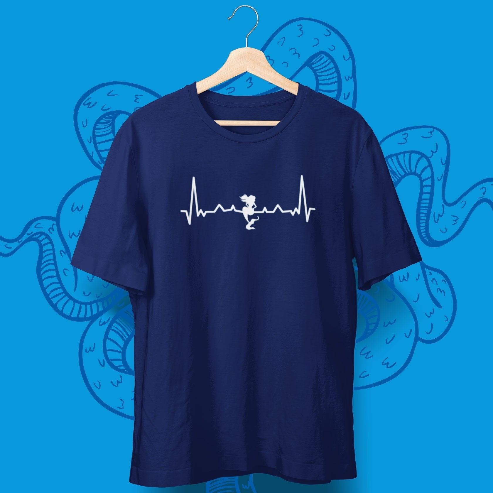 Meerjungfrau Herzschlag T-Shirt - aqua-wave.de