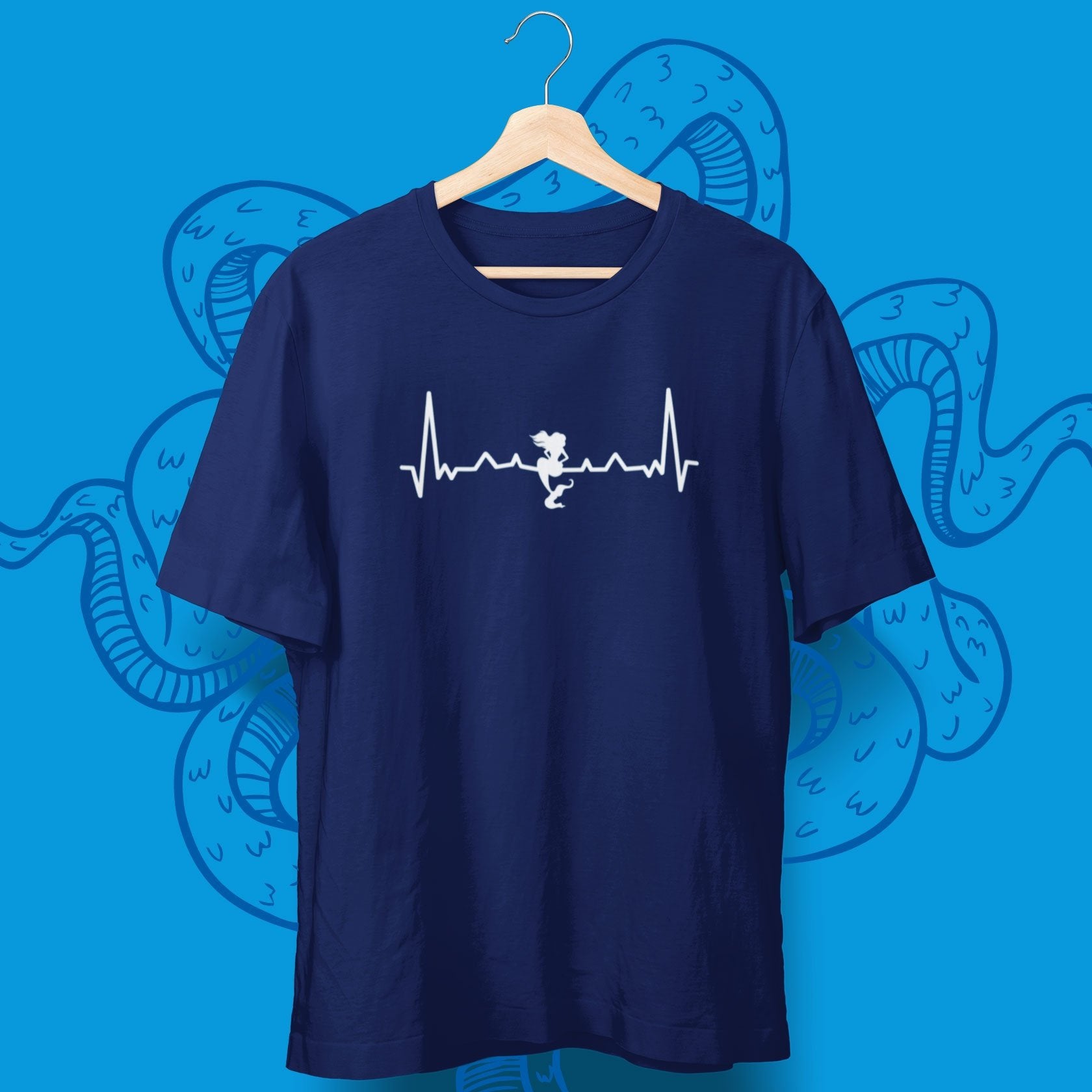 Meerjungfrau Herzschlag T-Shirt - aqua-wave.de