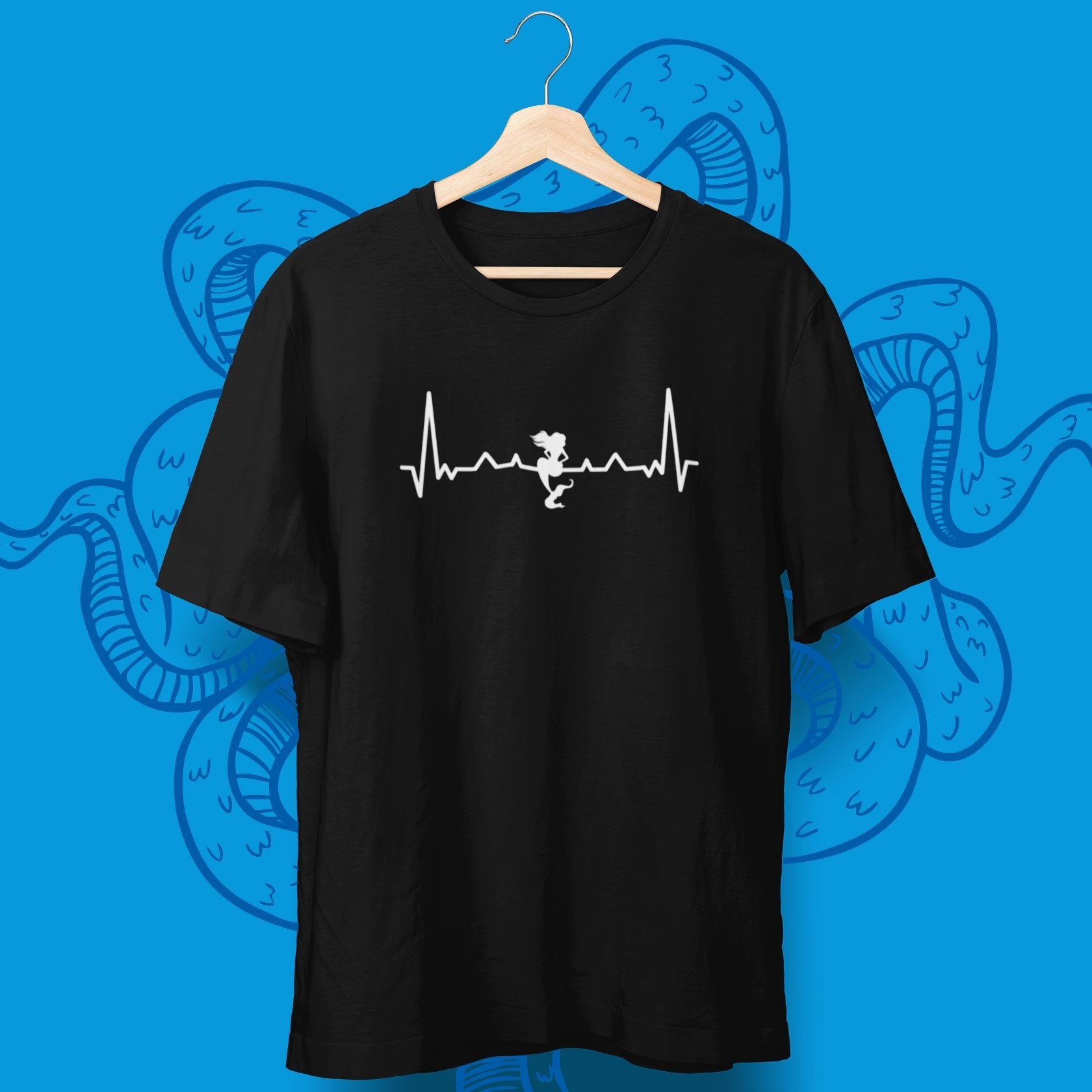 Meerjungfrau Herzschlag T-Shirt - aqua-wave.de
