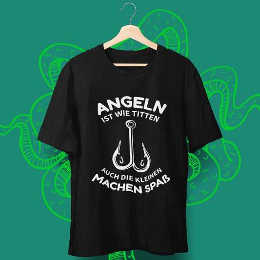 Angeln ist wie Titten T-Shirt - aqua-wave.de