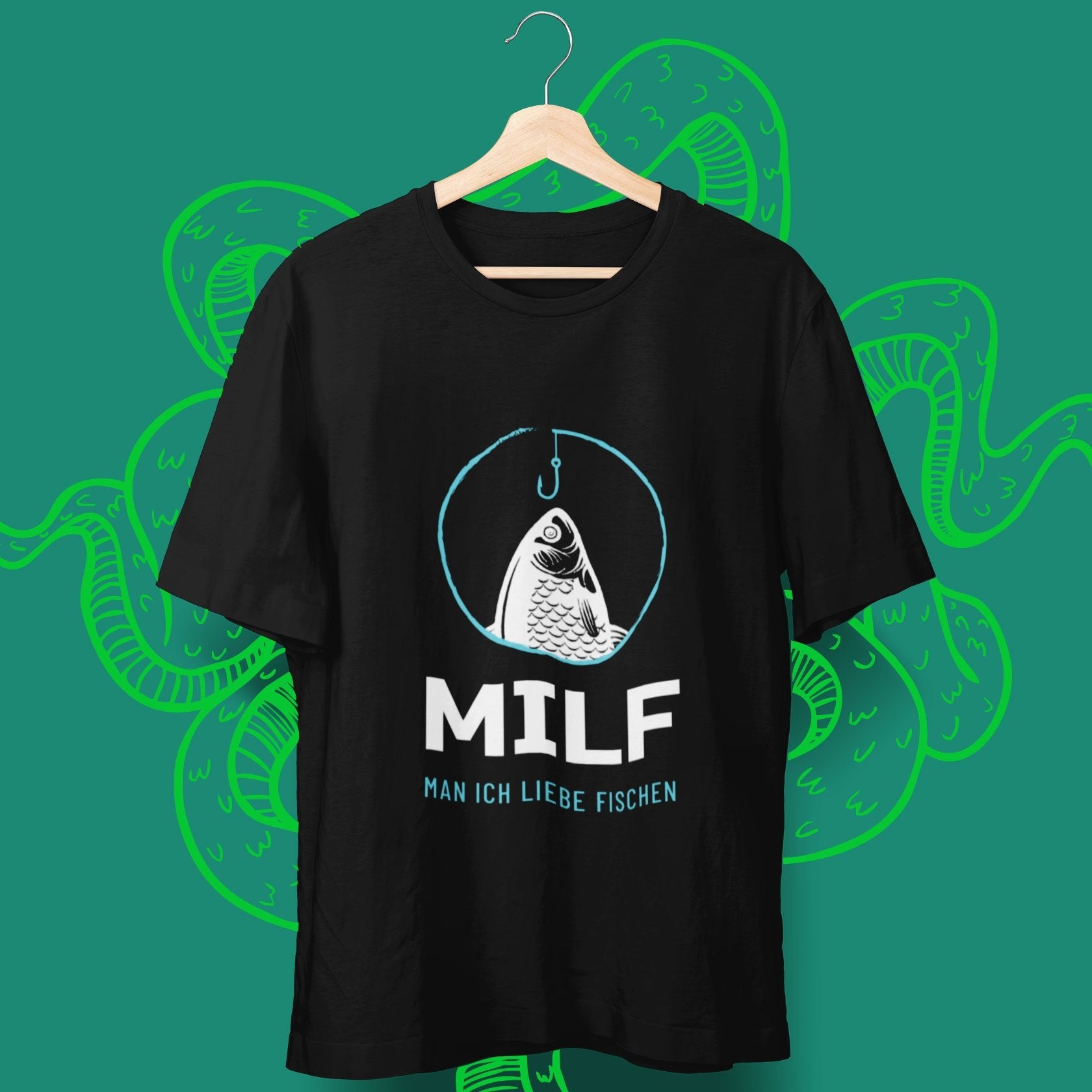 MILF - Man ich liebe fischen T-Shirt - aqua-wave.de