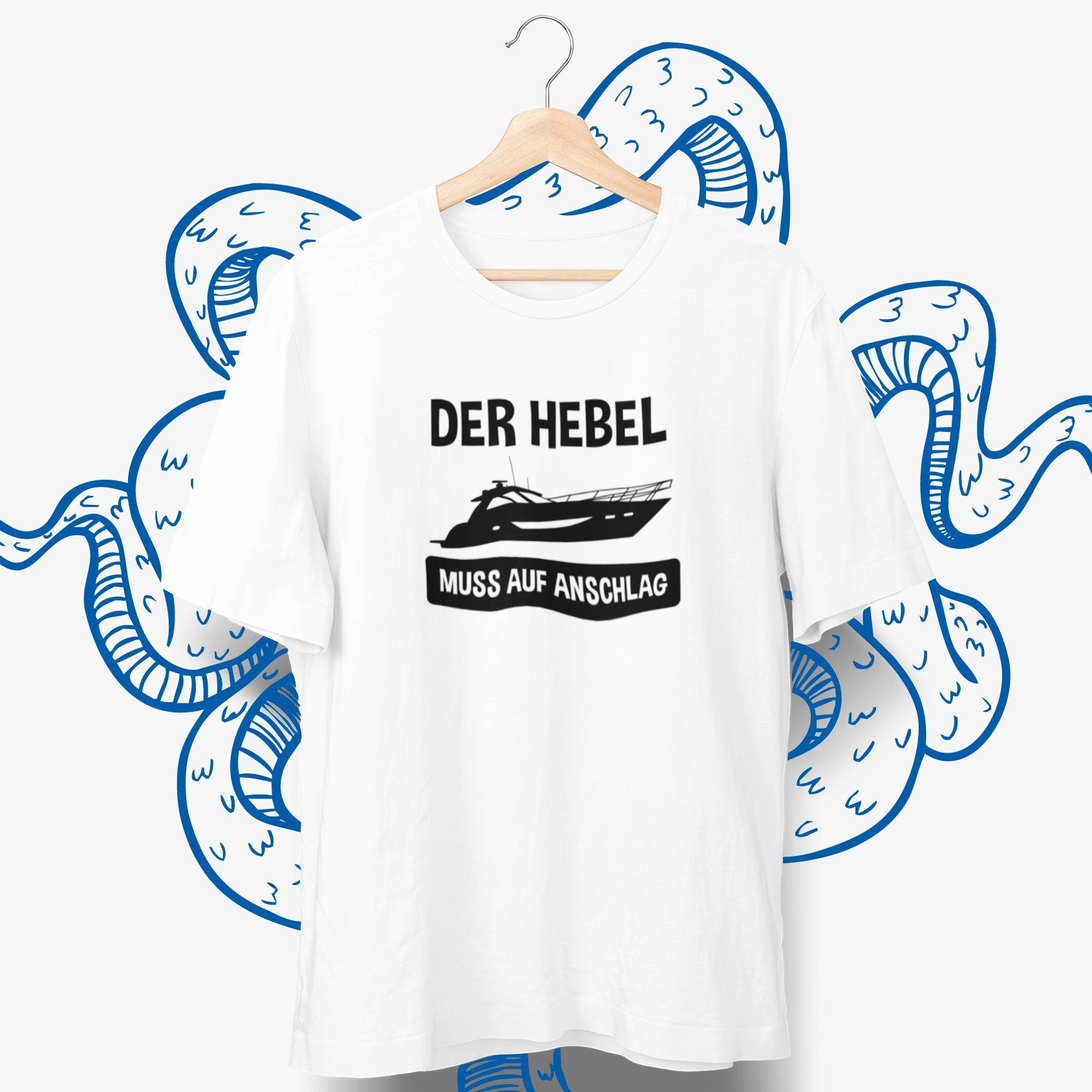 Der Hebel muss auf Anschlag Boots T-Shirt - aqua-wave.de