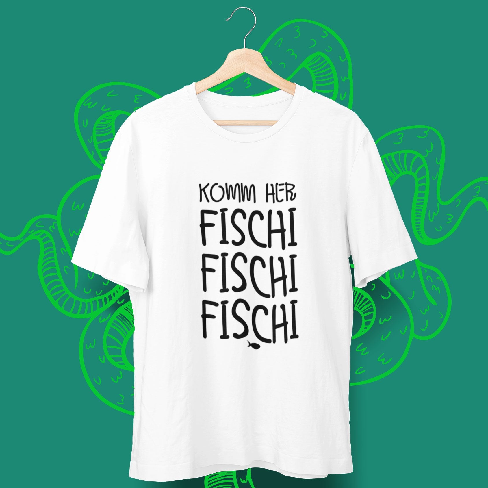 Komm her Fischi Fischi T-Shirt - aqua-wave.de