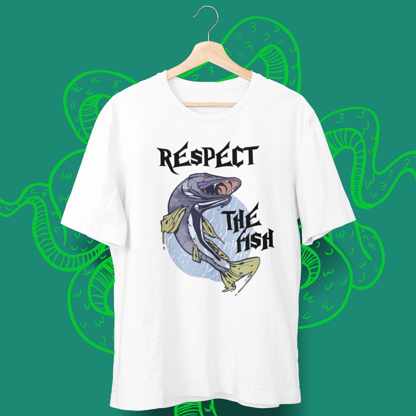 Respect the fish T-Shirt - aqua-wave.de
