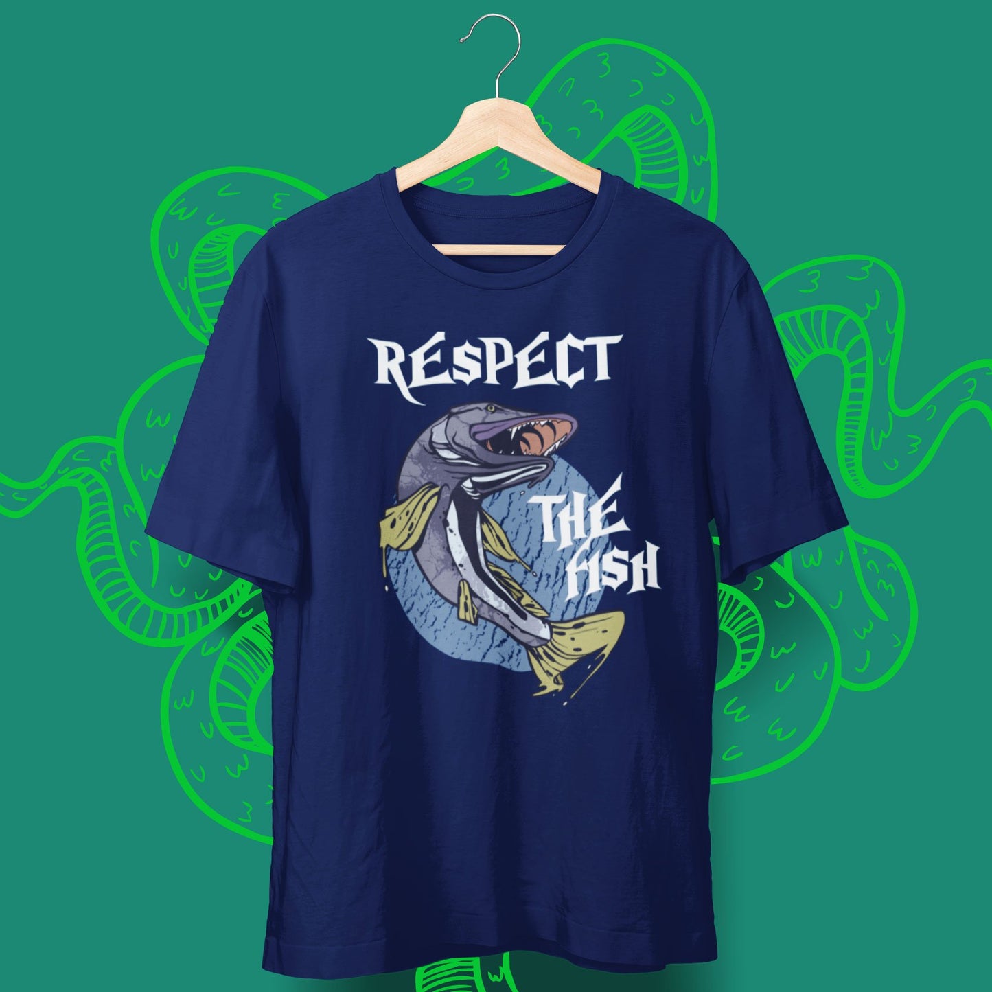 Respect the fish T-Shirt - aqua-wave.de