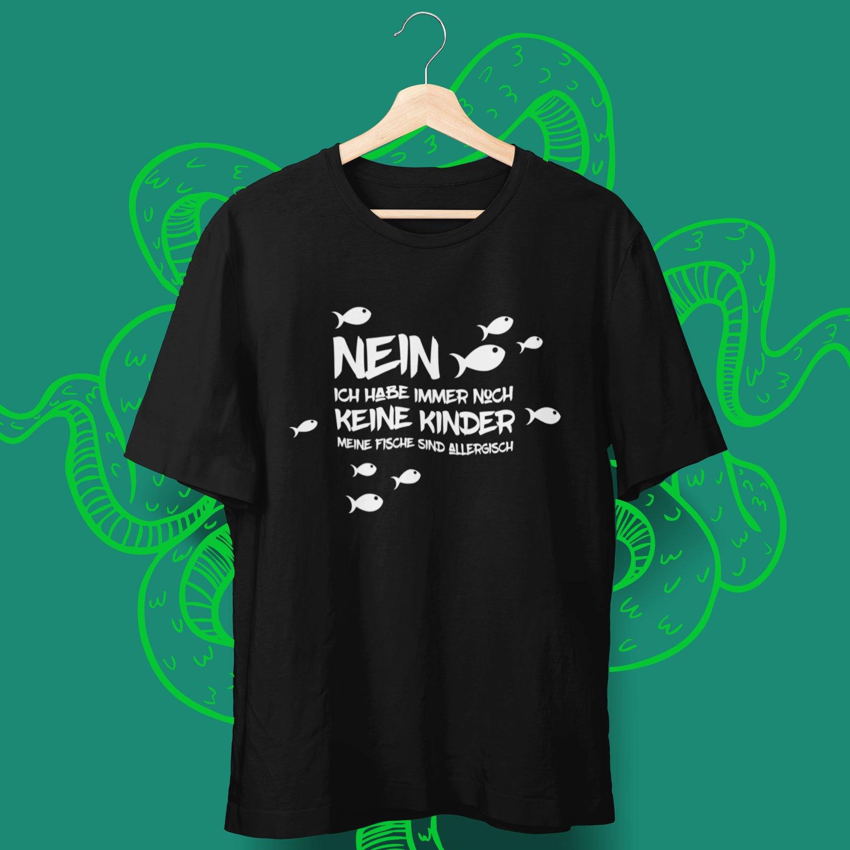 Angler T-Shirt "Nein ich habe noch keine Kinder" Fische - aqua-wave.de