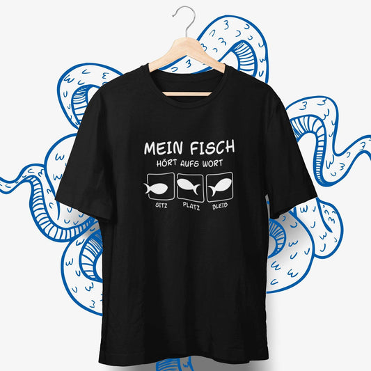 T-Shirt "Mein Fisch hört auf's Wort" Aquarium - aqua-wave.de